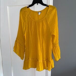 Counterparts Sleeve Ruffled Swim Coverup